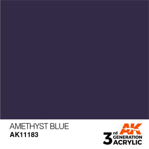 AK Interactive 3rd Gen Acrylic AK11183 Amethyst Blue 17ml