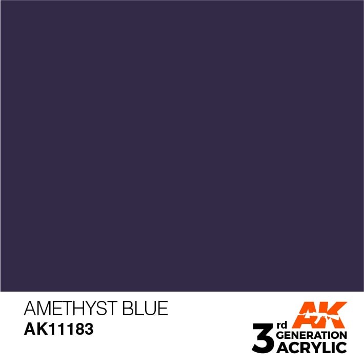 AK Interactive 3rd Gen Acrylic AK11183 Amethyst Blue 17ml