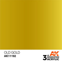 Load image into Gallery viewer, AK Interactive 3rd Gen Acrylic AK11192 Old Gold 17ml