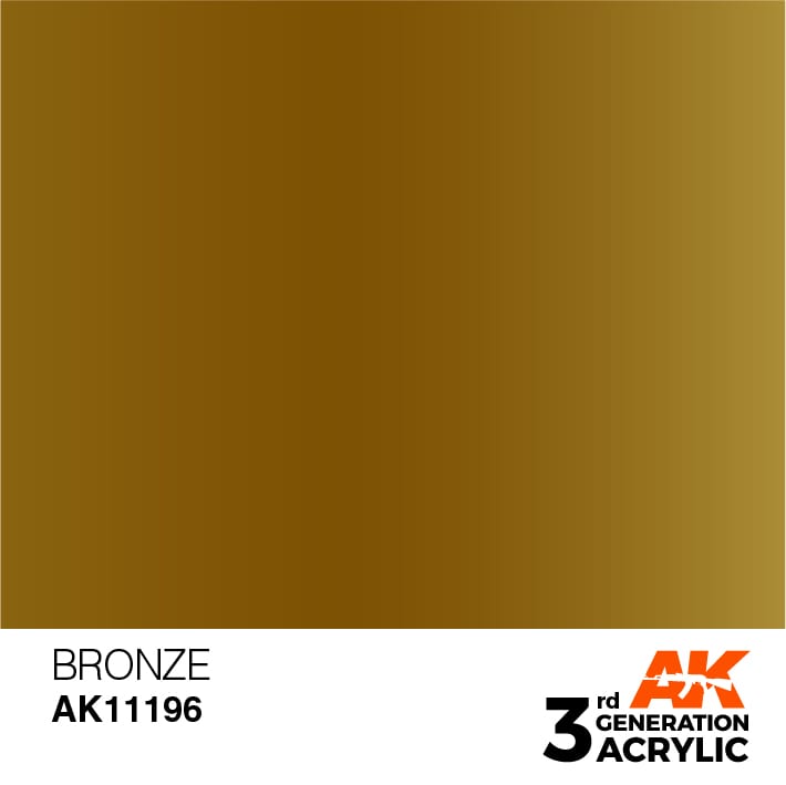 AK Interactive 3rd Gen Acrylic AK11196 Bronze 17ml – Burbank's