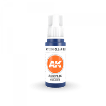 Load image into Gallery viewer, AK Interactive 3rd Gen Acrylic AK11214 Clear Blue 17ml