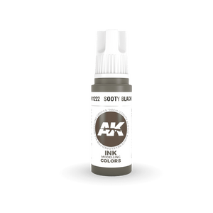 AK Interactive 3rd Gen Acrylic AK11222 Sooty Black INK 17ml