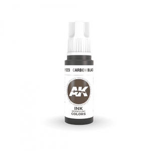 AK Interactive 3rd Gen Acrylic AK11223 Carbon Black INK 17ml
