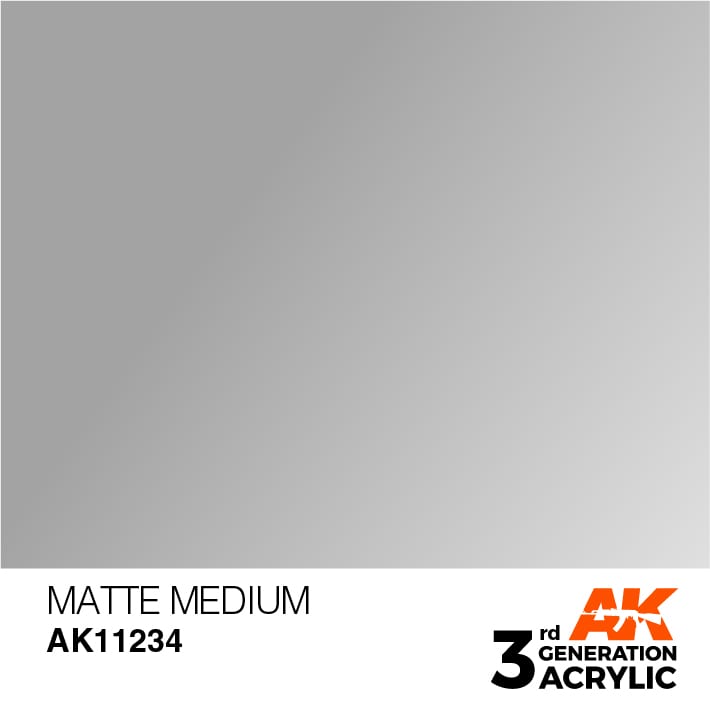 AK Interactive 3rd Gen Acrylic AK11234 Matte Medium 17ml