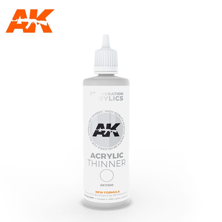 AK Interactive AK11500 3rd Gen Thinner 100ml