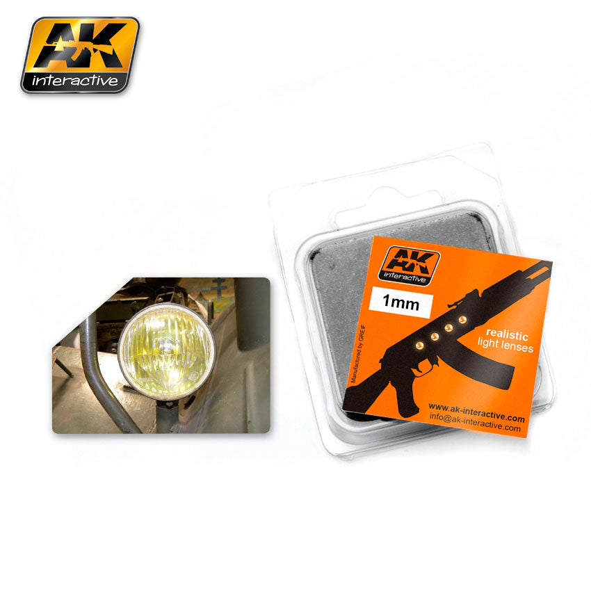 AK Interactive AK202 Lenses 1mm Amber (4)