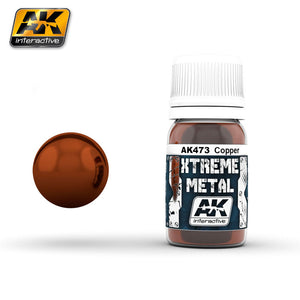 AK Interactive AK473 Xtreme Metal Lacquer Copper 30ml