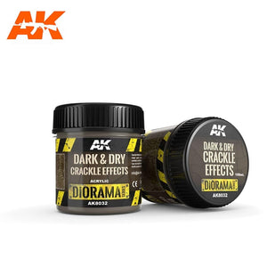 AK Interactive AK8032 Dark and Dry Crackle Effects