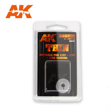 Load image into Gallery viewer, AK Interactive AK9137 Elastic Rigging Thin 0.055mm for 1:35 / 1:32 / 1:45 - 20m / 66ft