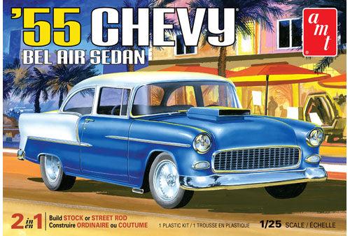 AMT 1/25 Chevrolet Bel Air Sedan 1955 Plastic Model Kit AMT1119