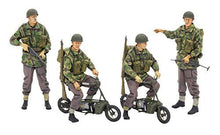 Load image into Gallery viewer, Tamiya 1/35 British Paratroopers W/ Small Motorcycle Infantry Kit 35337