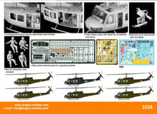 Load image into Gallery viewer, Dragon 1/35 US UH-1D Huey w/ 4 Crew Figures 3538