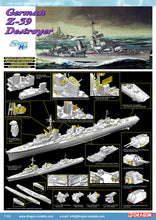 Load image into Gallery viewer, Dragon 1/700 German Destroyer Z-39 7103