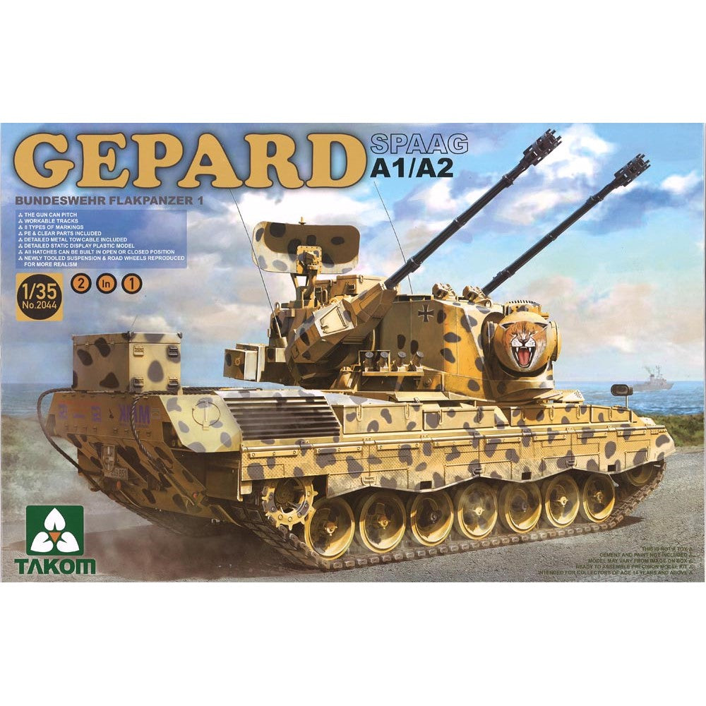 Takom 1/35 German Gepard A1/A2 SPAAG 2044