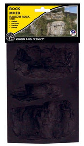 Woodland Scenics C1234 Random Rock Mold 5"x 7"