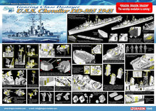 Load image into Gallery viewer, Dragon 1/350 US Destroyer USS Chevalier DD-805 1046