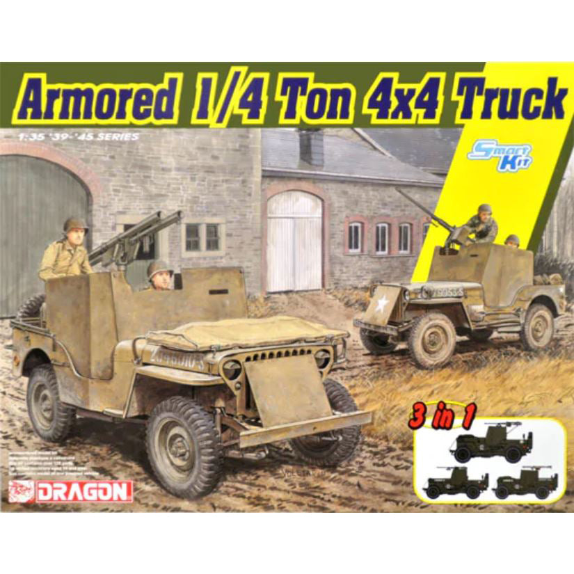 Dragon 1/35 US Armored 1/4 Ton 4x4 Truck Smart Kit 6727