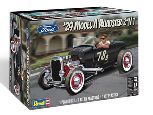 Revell 1/25 Ford '29 Model A Roadster 2 'N 1 Kit 854463