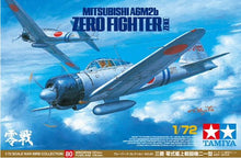 Load image into Gallery viewer, Tamiya 1/72 Japanese A6M2 Zero FIghter 60780