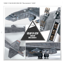 Load image into Gallery viewer, Academy 1/144 US B-52H 20th BS "Buccaneers" 12622'