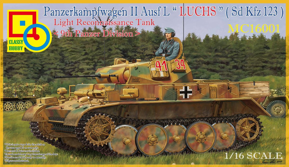 Classy Hobby 1/16 German PzKpfw. II Ausf.L 