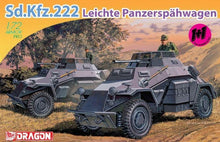 Load image into Gallery viewer, Dragon 1/72 German Sd.Kfz.222 Leichte Panzerspawagen (2 models) 7393'