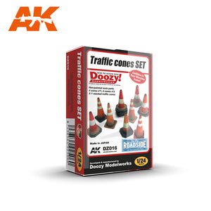 AK Interactive 1/24 DZ016 Doozy Series Traffic Cones