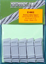 Load image into Gallery viewer, Eureka XXL 1/35 Wooden Ammo Boxes for 7.5 cm Kw.K.40/Stu.K.40 L/43-48 E-003