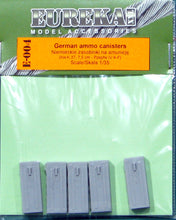 Load image into Gallery viewer, Eureka XXL 1/35 German Metal Ammo Boxes for 7.5 cm Kw.K.37/Stu.K.37 L/24 E-004