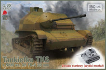 Load image into Gallery viewer, IBG 1/35 Polish TKS Tankette w/ NKM wz.38 FK-A 20mm Cannon Quickbuild Tracks E3503