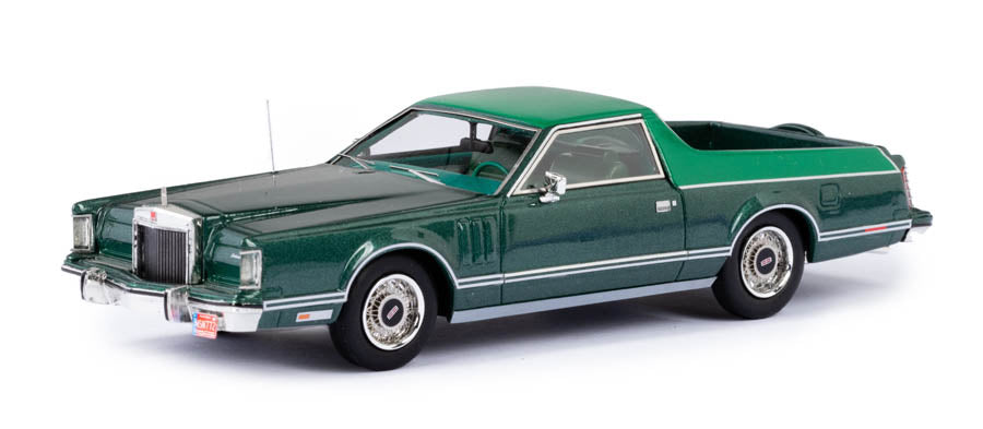 Esval 1/43 1977 Lincoln Continental Mark V Coloma Pickup 2 Tone Green EMUS43012C SALE!