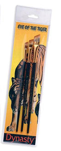Dynasty Eye Of The Tiger SET "C" Angle Paint Brushes 1/4"- 3/8"- 1/2" (06527)