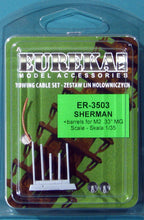 Load image into Gallery viewer, Eureka XXL 1/35 US M4 Sherman Tow Cables &amp; 3 Resin 0.30cal MG Barrels ER-3503'