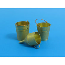Load image into Gallery viewer, Eureka XXL 1/35 Photoetch Brass Buckets and Funnel (3) E-001*