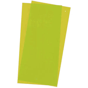 Evergreen 9904 Styrene Plastic Transparent Yellow Sheet 0.010" x 6"x 12" (2)