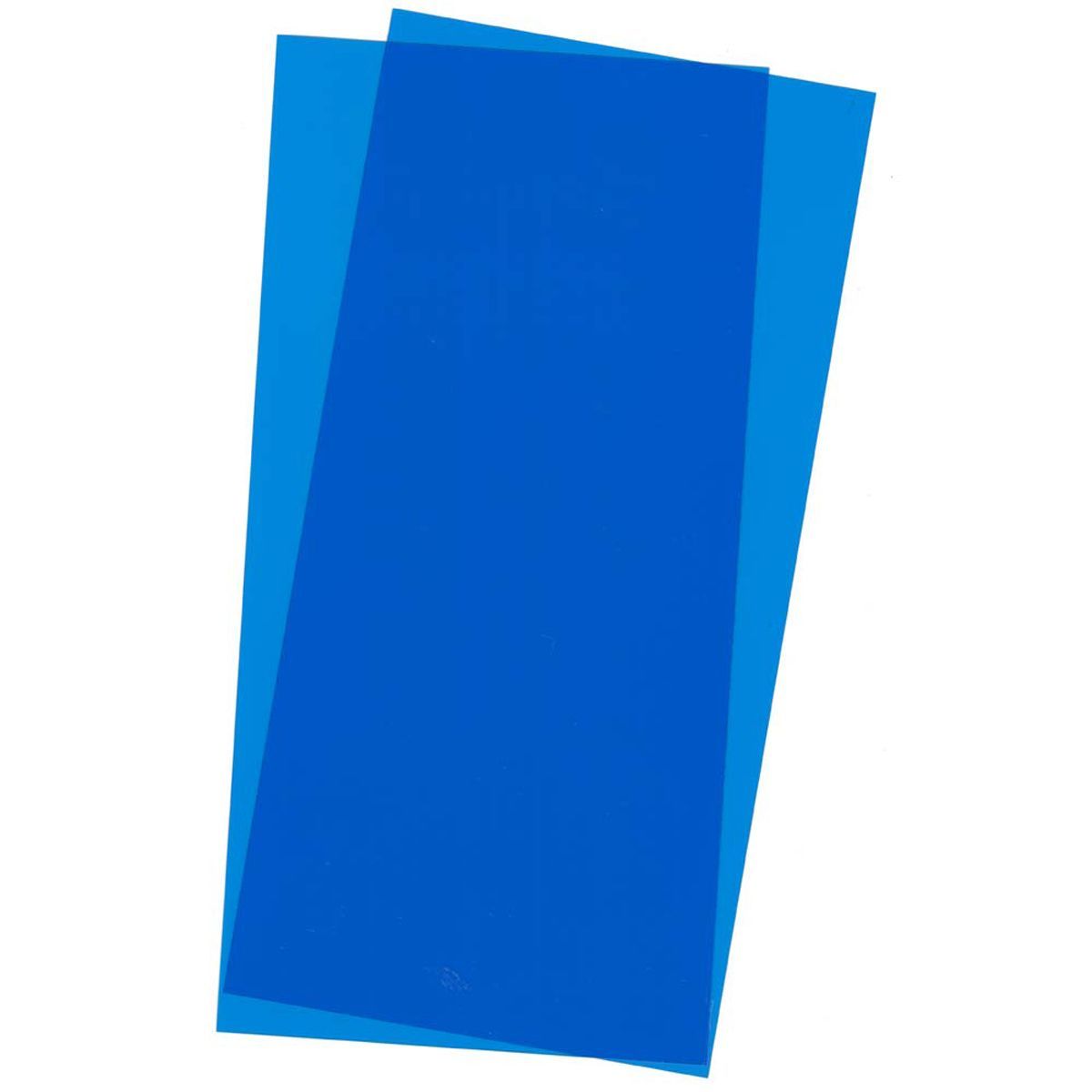 Evergreen 9902 Styrene Plastic Transparent Blue Sheet 0.010
