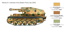 Load image into Gallery viewer, Italeri 1/72 German SdKfz 124 Wespe 10.5cm Liechte Feldhaubitze 7061