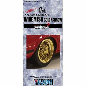 Fujimi 1/24 Wheel Series Wire Mesh Gold Wide 15" Plated 192826