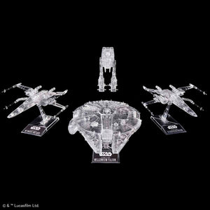Bandai Star Wars The Last Jedi Clear Vehicle Set Various Scales 5058919