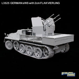 Great Wall Hobby 1/35 German SWS w/ 2cm Flakveirling L3525