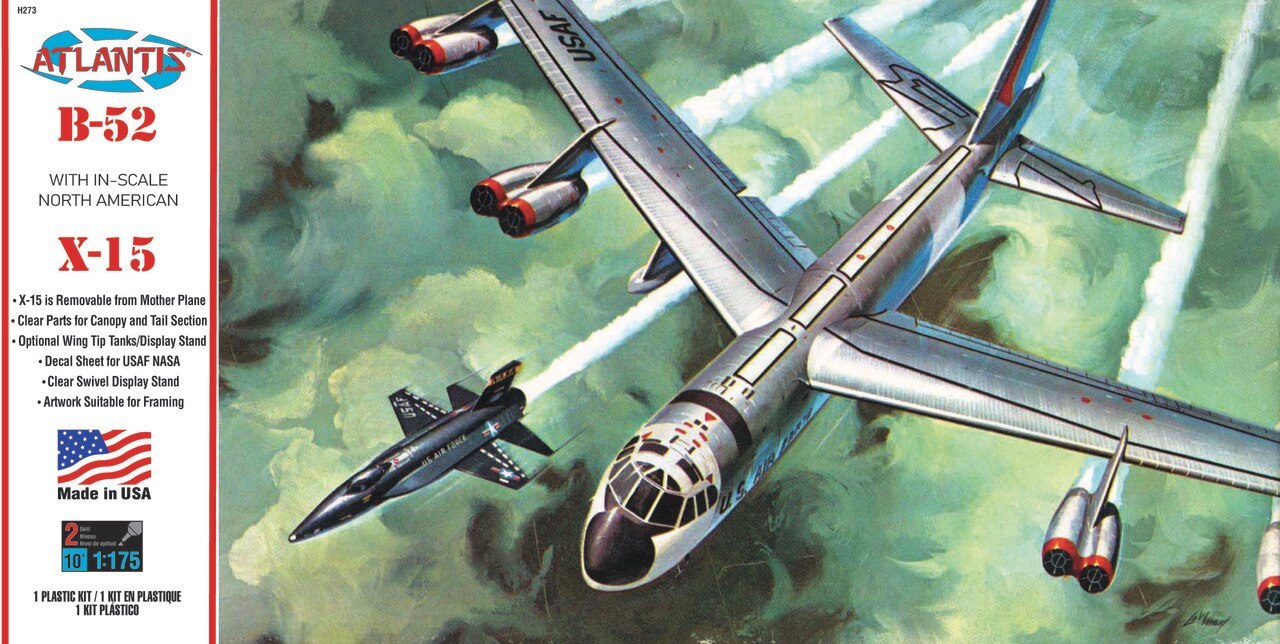 Atlantis 1/175 US B-52 & X-15 H237