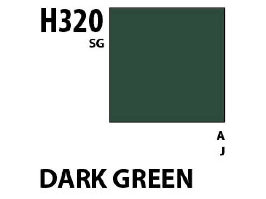 Mr. Hobby Aqueous H320 Semi-Gloss Dark Green 10ml
