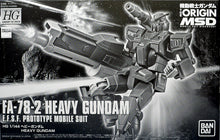 Load image into Gallery viewer, Bandai 1/144 HG FA-78-2 Heavy Gundam The Origin MSD 228326