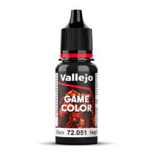 Load image into Gallery viewer, Vallejo Game Color 72.051 Black 18ml
