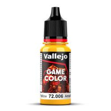 Load image into Gallery viewer, Vallejo Game Color 72.006 Sun Yellow 18ml