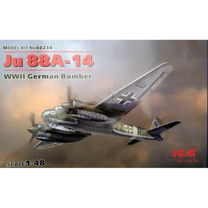 ICM 1/48 German Ju 88 A-14 Bomber 48234 SALE!