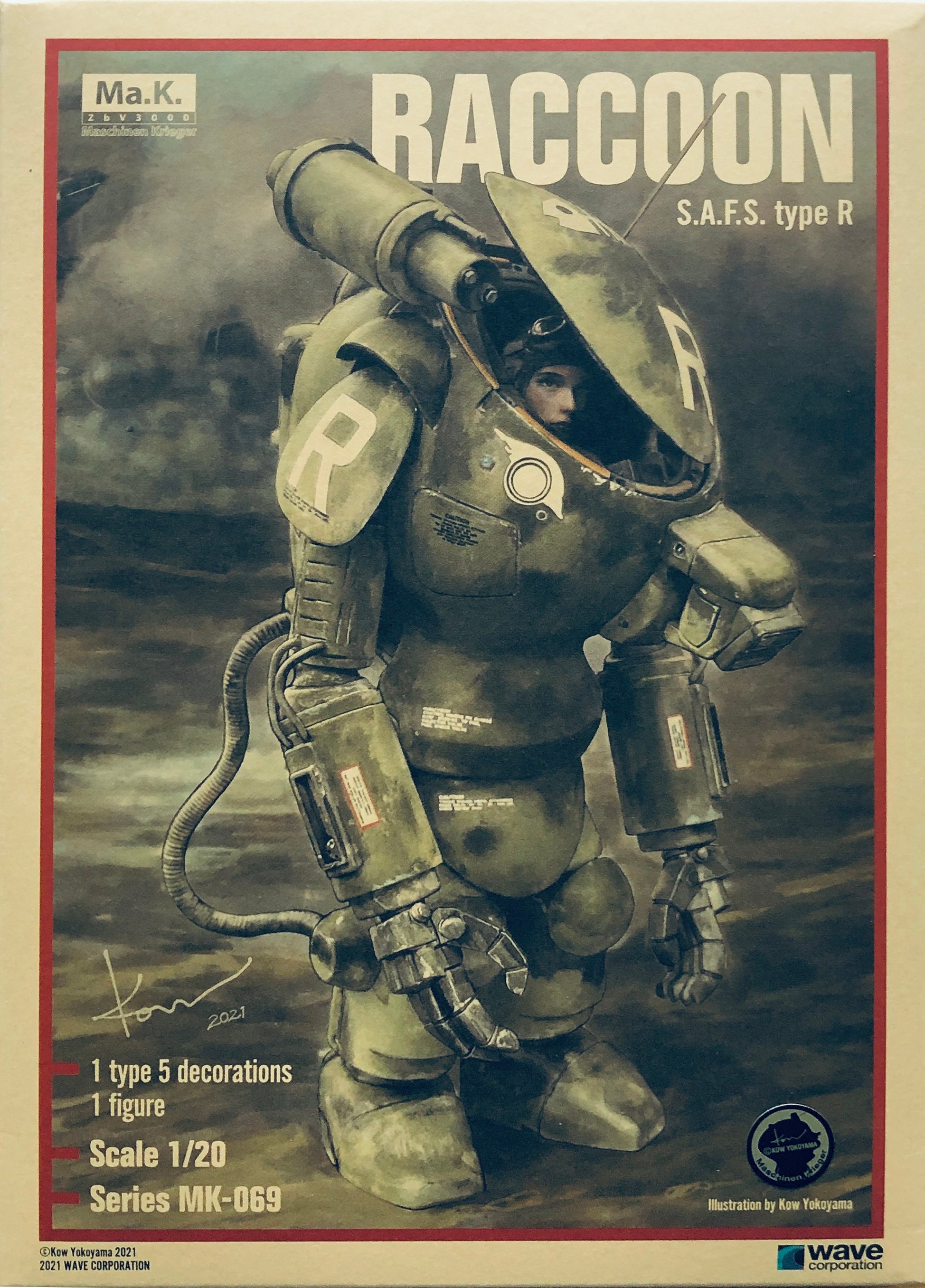 Wave Maschinen Krieger 1/20 S.A.F.S. Type R Raccoon MK-069