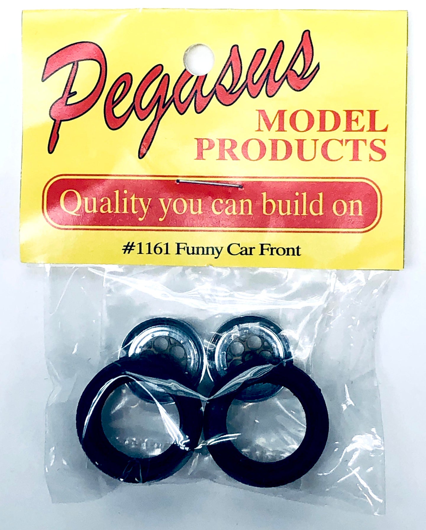 Pegasus Rim & Tire Set 1/24 1161 Funny Car Front (2)