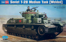 Load image into Gallery viewer, HobbyBoss 1/35 Russian T-28 Medium Tank (Welded) 83852