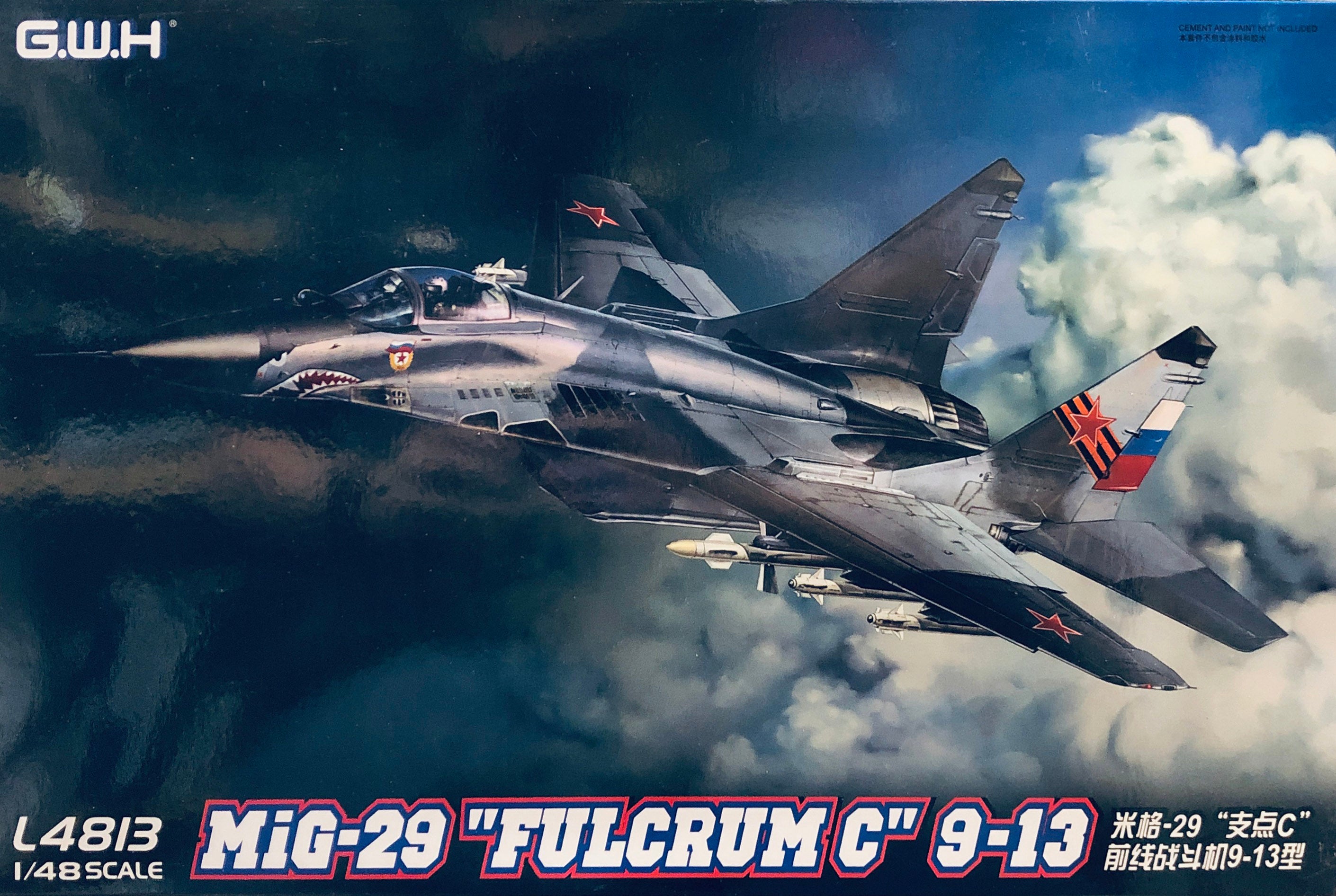 Great Wall Hobby 1/48 Russian MiG-29 Fulcrum C 9-13 L4813 ...